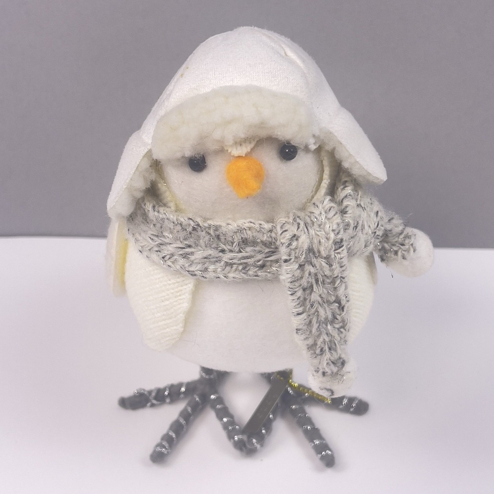 Target Wondershop 2022 Featherly Friends FROST Winter Christmas Fabric Bird